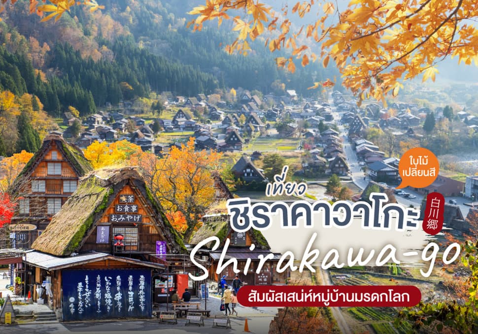 เที่ยว ชิราคาวาโกะ Shirakawa-go ใบไม้เปลี่ยนสี สัมผัสเสน่ห์หมู่บ้านมรดกโลก